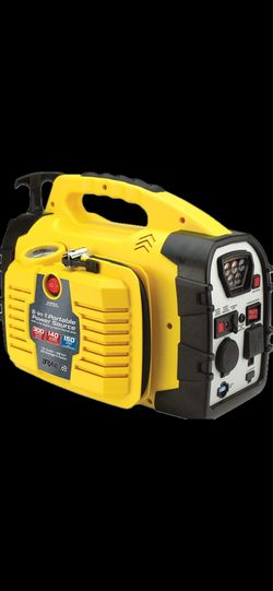 Rally 8-in-1 Portable Power Source With Jumper Cables, Air Compressor.