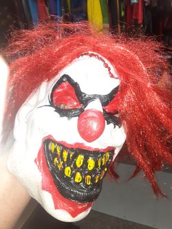 Scary clown mask