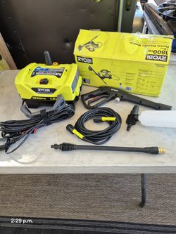 RYOBI 1800PSI PRESSURE WASHER NEW 