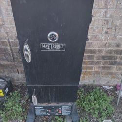 30 in. Dual Fuel Propane Gas and Charcoal Smoker in Black
With Cover