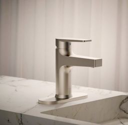 NEW Kohler Taut Bathroom Faucet - Vibrant Brushed Nickel (K-74021-4-BN)