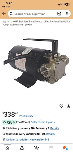 Brand New Impeller Pump.