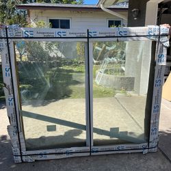 Brand New Impact Horizontal Sliding Window 63.5x54 