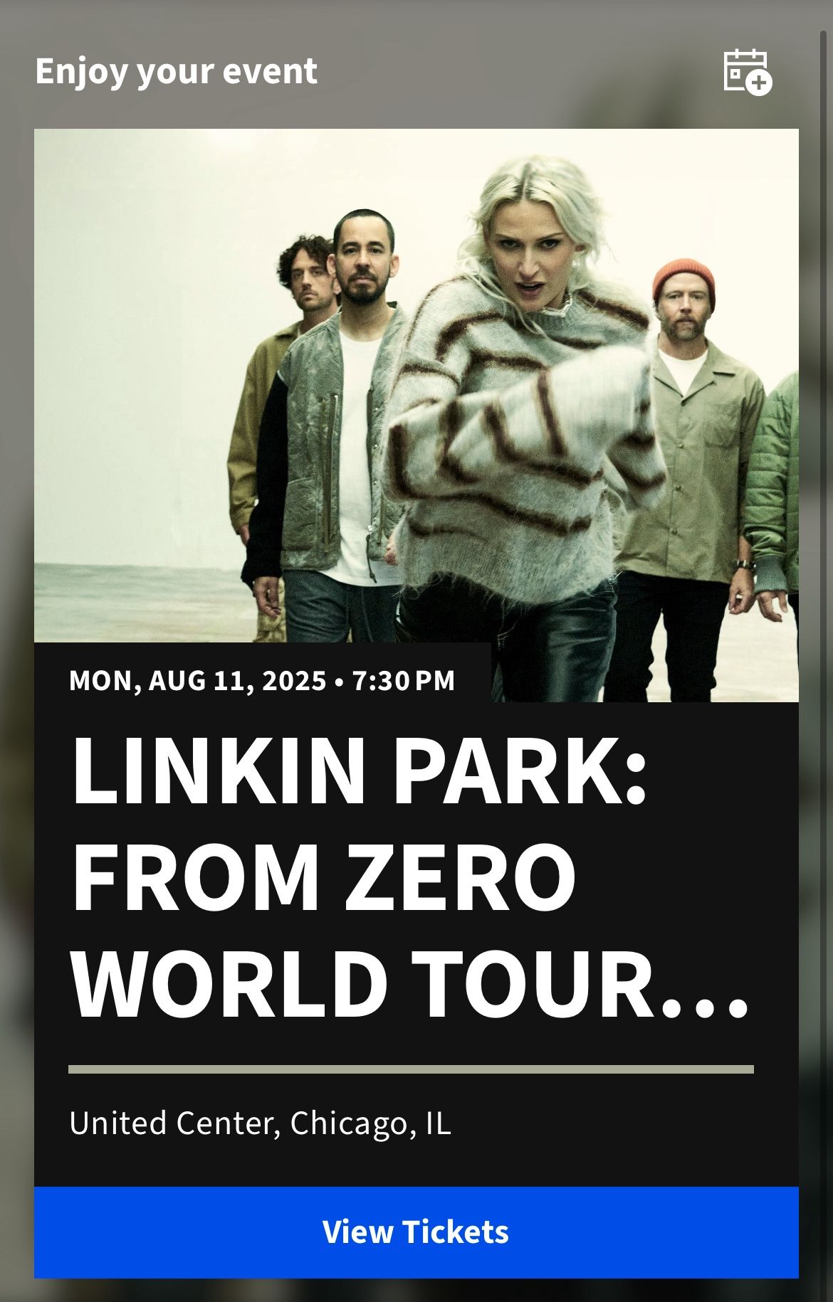 Linkin Park From Zero World Tour 