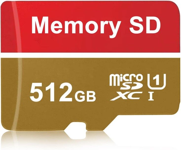3 Pack x 512GB / Micro Memory Card 512 GB with Adapter, C10/U3/UHS-I/A1, TransFlash Card, TF Card for Camera, Smartphone, Tablet, Drone