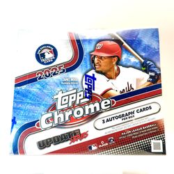 Topps Chrome 2025 Update Series Jumbo Hobby Box