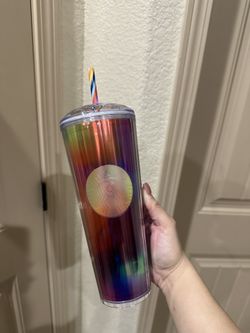 Kaleidoscope Rainbow Starbucks Cup