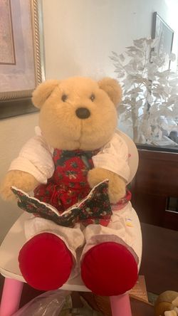 Vintage Teddy Bear 16” for Decoration ( it’s making a humming sound when you turn the battery on)