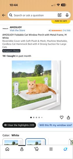 Window hammock