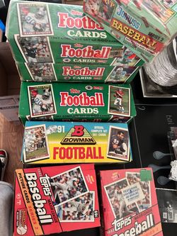 Vintage topps cards football and baseball