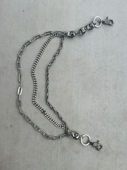 Skull Triple Belt/Wallet Chain