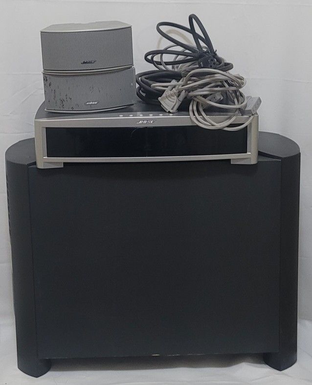 $100 OBO Bose 321 Gs Series Ii Dvd Home Entertainment System Bose 3·2·1 Series II silver