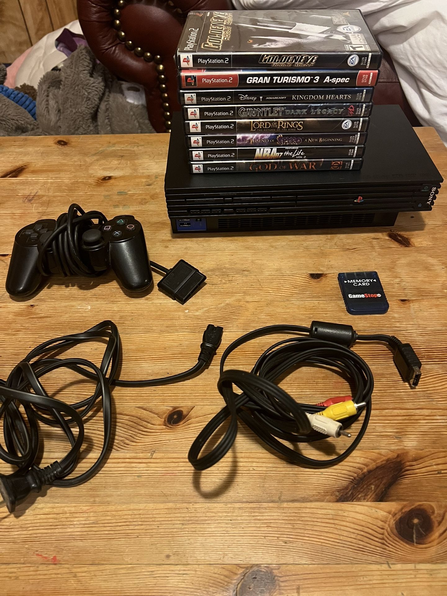 PlayStation 2 With Games+ 1 Controller