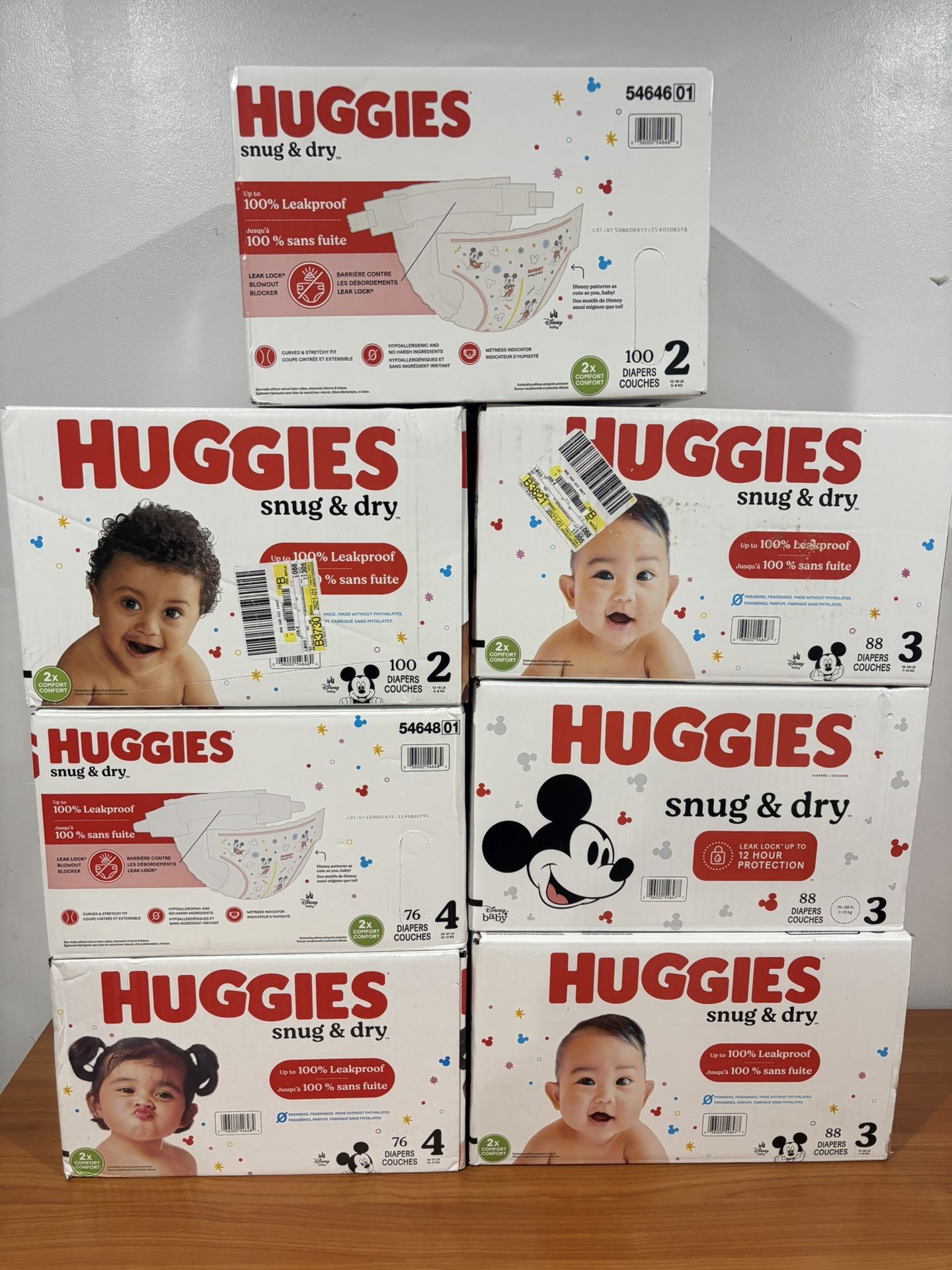 Huggies Snug & Dry Baby Diapers Size 2, Size 3, Size 4