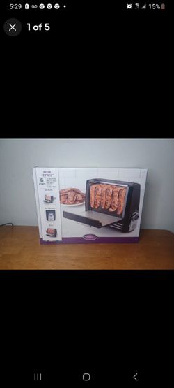 Nostalgia BCN6BK Bacon Express Crispy Bacon Grill