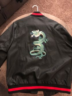 I.N.C leather Dragon Jaceket