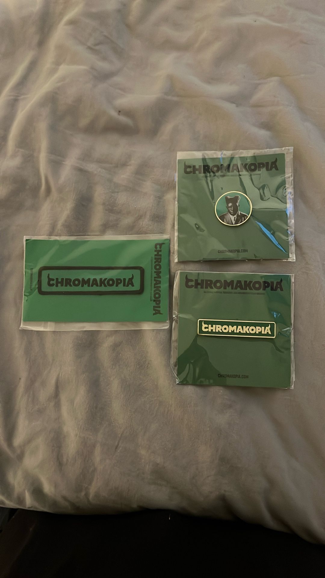 Chromokopia Pins And Patch