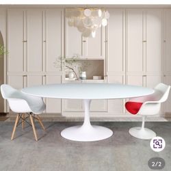 Modway Orchid Fein Oval Dining Table 