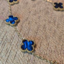 Ocean Blue Clover Bracelet