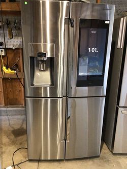 Refrigerator tablet counter deep