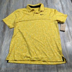 Nike Dri Fit Floral Polo Shirt 