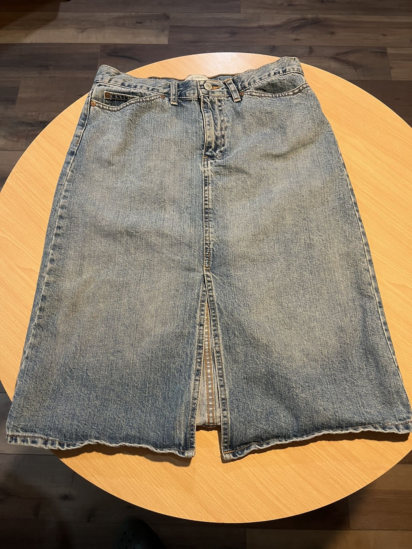 GAP Denim Skirt With Center Slit, Women’s Size 10