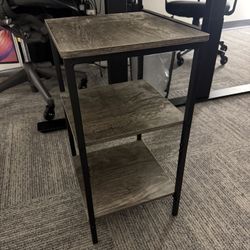 Small grey end table