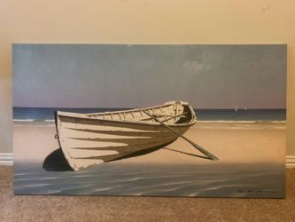 Kirklands Abandoned Boat Acrylic Wall Art