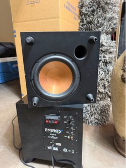 Two Powered Subwoofers