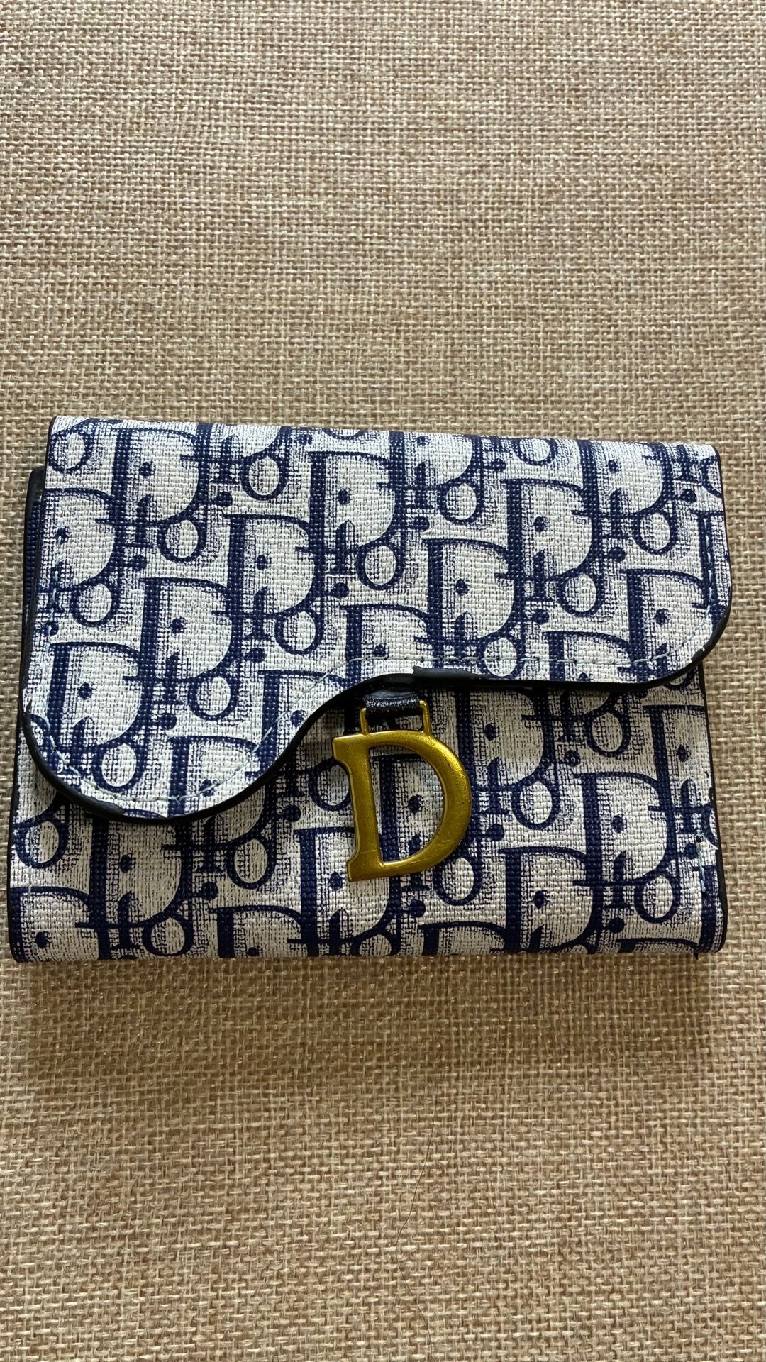 Blue Designer Inspired Wallet