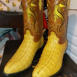 El General Boots original caiman tail size 6EE in men's