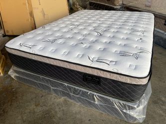 Full Bamboo Plush Comfort Europillow Top 12inch Matres!!
