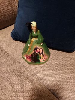 GONE WITH THE WIND DOLL GREEN VELVET DRESS NO B 2175$ 30.00