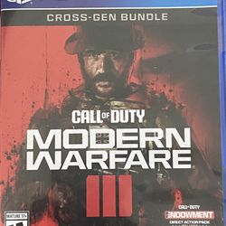 Call Of Duty, Modern Warfare 3, PS4