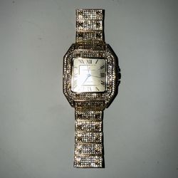 CZ Gold Watch