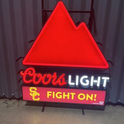 Course light, USC Trojans multicolor, LED sign neon sign, man cave sign bar sign