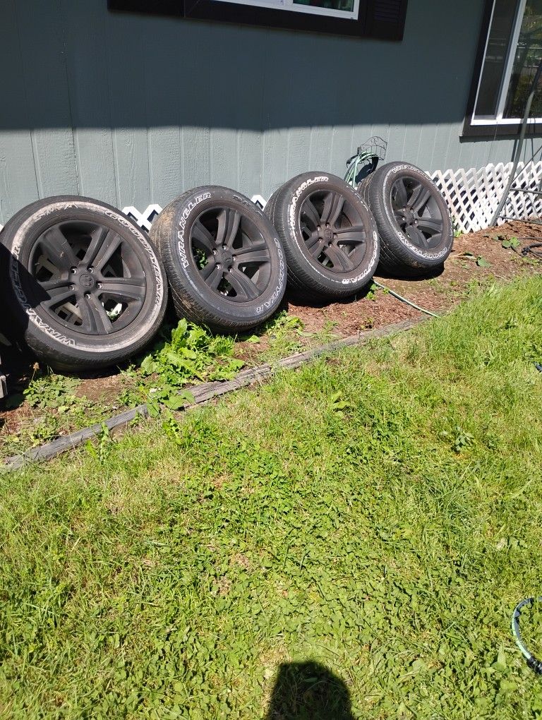 Dodge 20" Rims And Tires