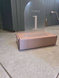 Table numbers
