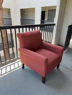 Accent Chair - Dusty Pink, Dark Salmon,