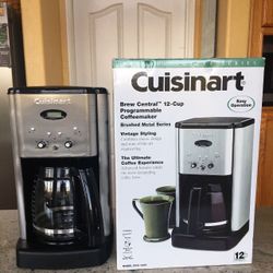 Cuisinart Brew Central 12-Cup Programmable Coffee Maker. Includes Brand New Filter. Used, But In Immaculate Condition. Comes In Its Original Box.