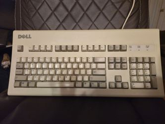 Vintage Dell AT101W Mechanical Tactile Clicky Keyboard