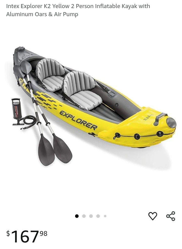KAYAK 2 PERSON INTEX EXPLORER K2 (68307)