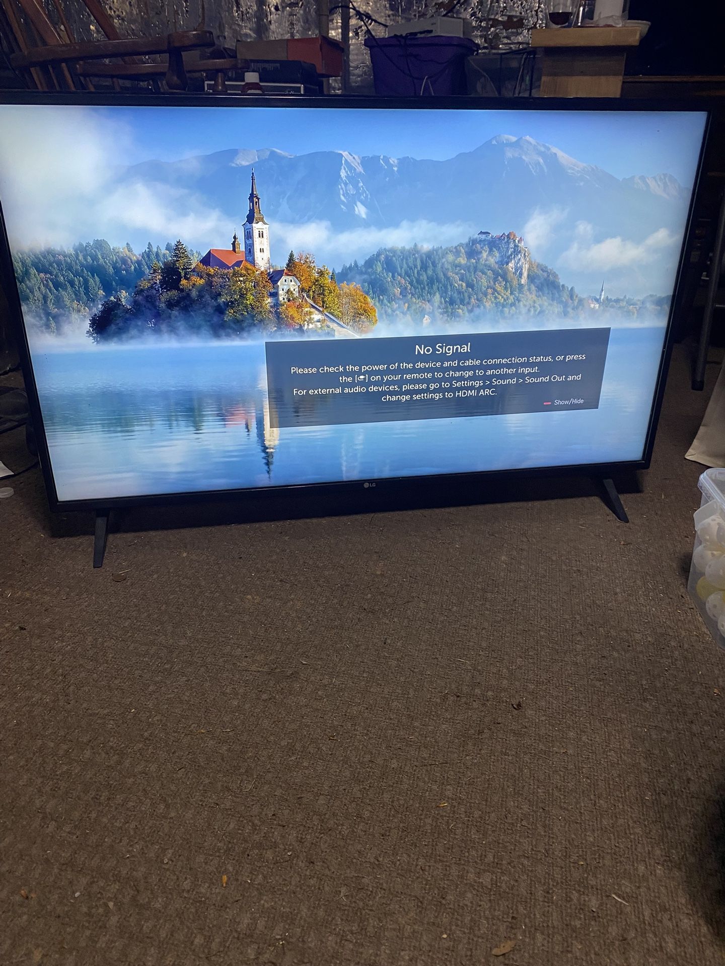 LG 43” 4k TV