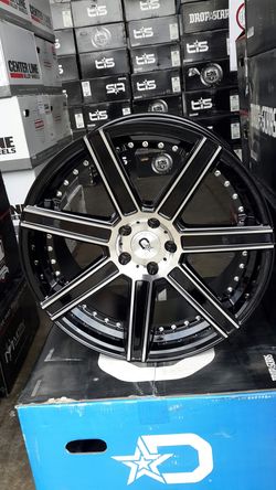 Drop star 20" rims for sale with free installation