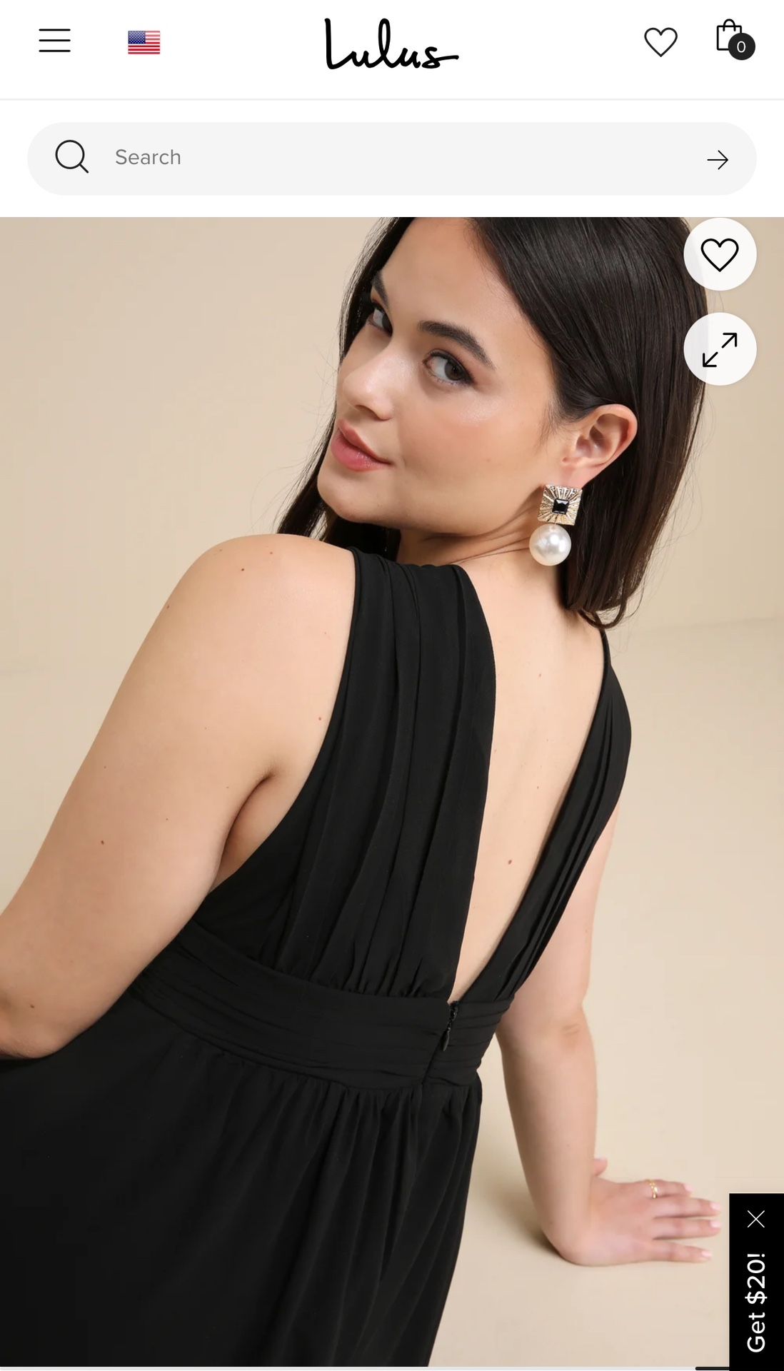 heavenly hues black maxi dress Margaux Couture Gown main image 0