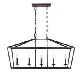 New 36" Farmhouse Chandelier - Read Description