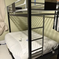 Twin Over Full Futon Bunk Beds 