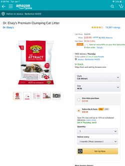 Dr elseys cat clumping litter