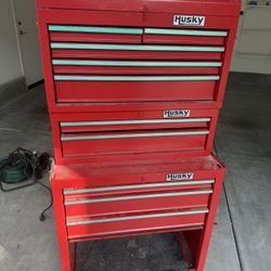 Heavy Duty Husky Toolbox Rolling Chest Tools 