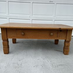 Antique Wood Coffee Table